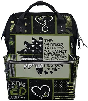 Soldier Diaper Bag Backpack,Durable Nappy bag Nurse bag, Mommy bag for baby care